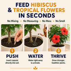 EarthPods Hibiscus Fertilizer capsules with packaging