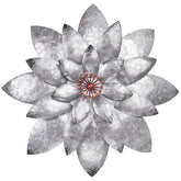 EASICUTI Bohemian Metal Flower Wall Decor front view