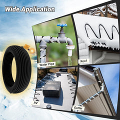 Eastrexon Roof Heat Tape with clips and spacers