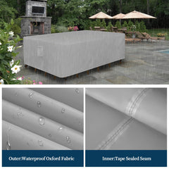 Easy-Going Cover on an outdoor sectional sofa set