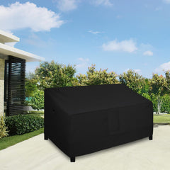 Easy-Going Outdoor Bench Cover with click-close buckle