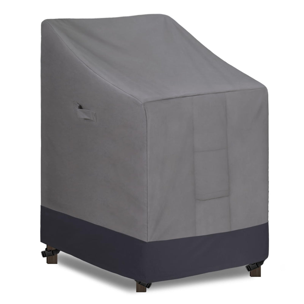 Easy-Going Outdoor Chair Cover front view, gray