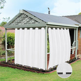 Easy-Going Outdoor Curtain 110x108 inch White, front view