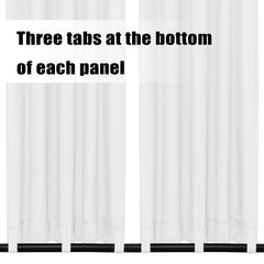 Easy-Going Outdoor Curtains hanging in a garden