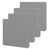 Easy-Going Waterproof Patio Cushion Cover in grey, front view
