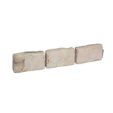 EasyFlex No-Dig Landscape Edging Kit packaging with brown stone-look pieces