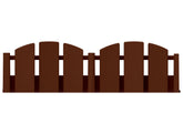 EasyFlex No-Dig Landscape Edging Kit with 12 edging pieces and 13 anchoring spikes