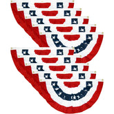 EBaokuup American Pleated Fan Flag front view