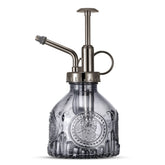 Ebristar Glass Plant Mister Spray Bottle in grey with vintage design