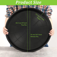 Eccliy plant saucer showing leakproof design