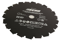 Echo 8" Steel Brushcutter Blade close-up of teeth