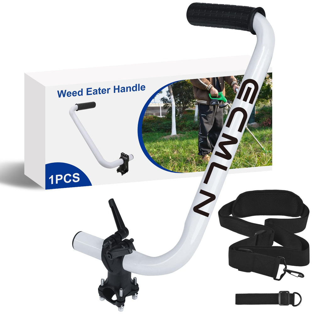 Ecmln Weed Eater Handle with shoulder strap, front view
