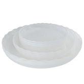 ECOESPTI 12Pcs Clear Plant Saucer Set, 6 inch tray
