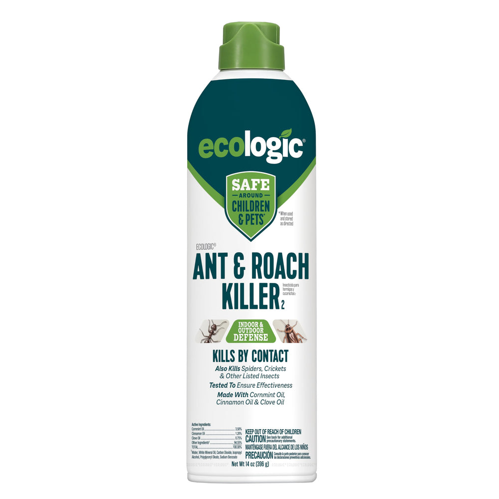 EcoLogic Ant & Roach Killer 14 Oz aerosol can front view