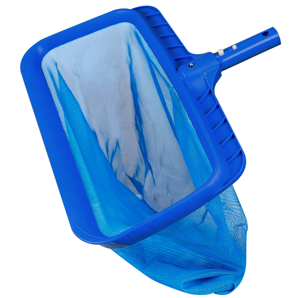 EcoNour Pool Skimmer Net front view with blue design