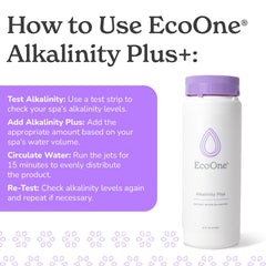 ecoone Alkalinity Plus showing usage instructions on package