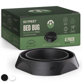 ECOPEST Bed Bug Interceptor trap front view, black