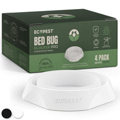 ECOPEST Bed Bug Interceptor trap front view, white