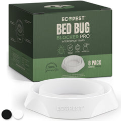 ECOPEST Bed Bug Interceptor trap white model side view