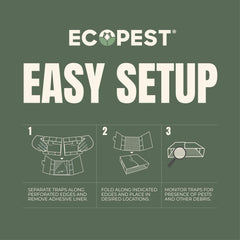 ECOPEST Silverfish Trap packaging front view