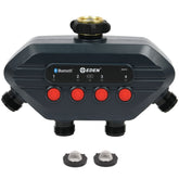Eden 93443 Bluetooth Water Timer front view with stainless steel washers