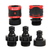 Eden 95210 Premium Garden Hose Quick Connect Set front view