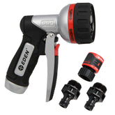 Eden PRO 94833 Metal Hose Nozzle front view with ergonomic grip
