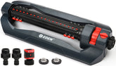 Eden Turbo Oscillating Sprinkler front view with 18 nozzles