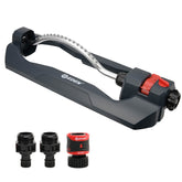 Eden Turbo Oscillating Sprinkler front view with precision nozzles