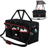 EDIBIN 22 inch griddle carry bag front view with zipper