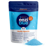 Eeziblue Pool Algaecide 399g front view packaging