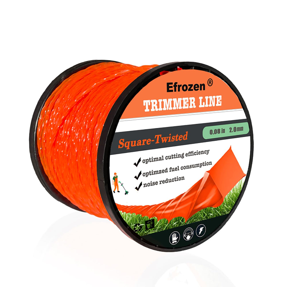 efrozen weed trimmer line 0.080 inch diameter spool