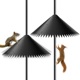 EHK 2 Pack Wide Squirrel Baffle 19 inch black front view
