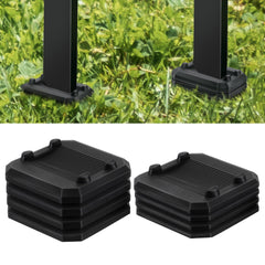 ElectricWise Griddle Leveling Shims Kit with 8 pieces in black