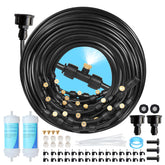 Eledom 85FT Misting Cooling System black tubing and nozzles