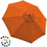 EliteShade 9FT patio umbrella replacement canopy cover in orange