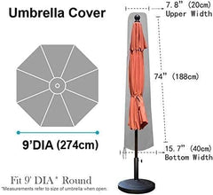 EliteShade Umbrella Cover showing drawstring feature