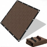EMERIT 90% Sun Shade Cloth 10' x 14' mocha front view