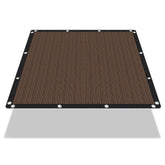 EMERIT Shade Cloth 90% UV Protection 6X6 FT Mocha front view