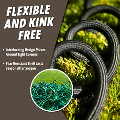EMSON Hydrosteel PRO 50 Ft Garden Hose coiled for storage