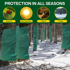 Emycool Tree Wrap applied around a tree trunk