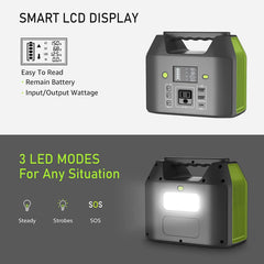 EnginStar Portable Power Station in outdoor camping setting