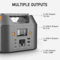 EnginStar Power Bank with charging ports highlighted
