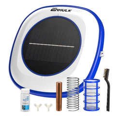 Enhulk PI25 Solar Pool Ionizer front view with blue colour