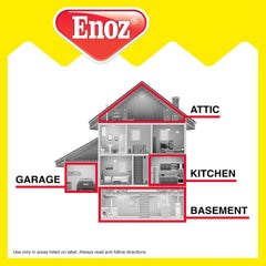 Enoz Boric Acid Powder 2 pack with labels visible