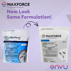 Envu Maxforce FC Ant Bait Station in use along an ant trail