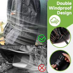 Enzeno cover fitting a double hanging egg chair