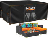 Enzeno Patio Furniture Cover black model front view