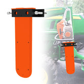 EONECROSS 20" chainsaw holder front view with orange scabbard