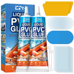 EPN Air Mattress Patch Kit packaging with clear vinyl glue